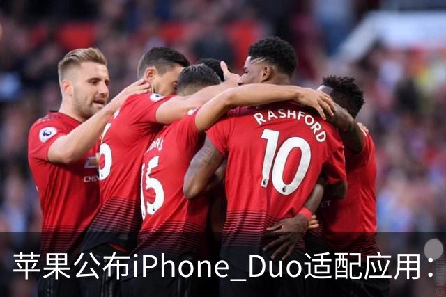 苹果公布iPhone Duo适配应用：爱奇艺、WPS、淘宝等在列